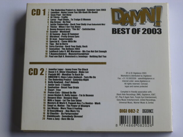 Damn! - Best of 2003 (2 CD)