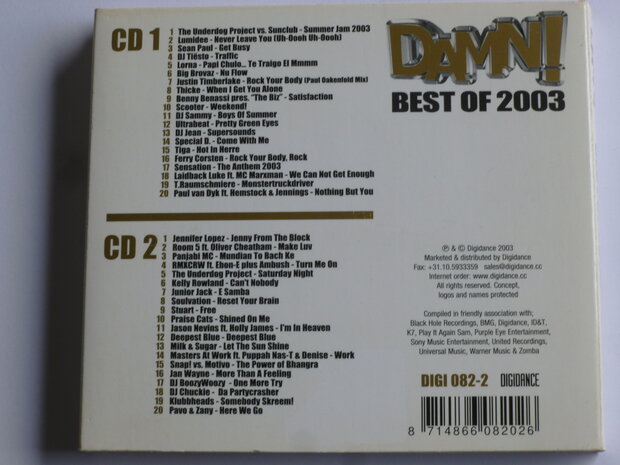 Damn! - Best of 2003 (2 CD)