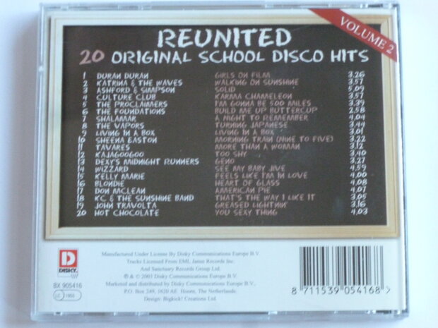 Reunited - 20 Original School Disco Hits / Volume 2