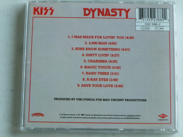 Kiss - Dynasty (remaster)