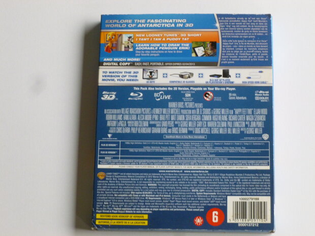 Happy Feet 2 (Blu-ray 3D + Bluray + digital copy)