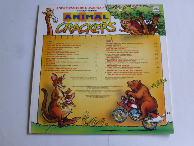 Andre van Duin & Jaap Aap presenteren Animal Crackers (LP)