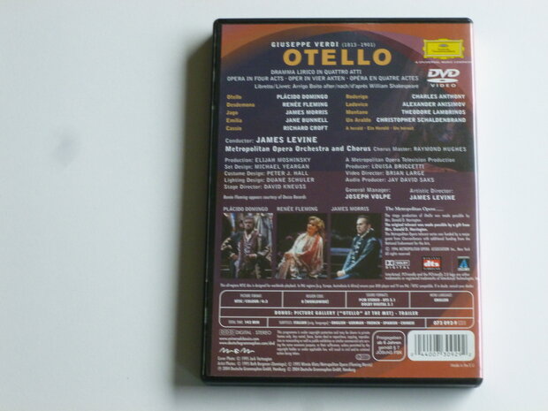 Verdi - Otello / Domingo, Fleming, James Levine (DVD)