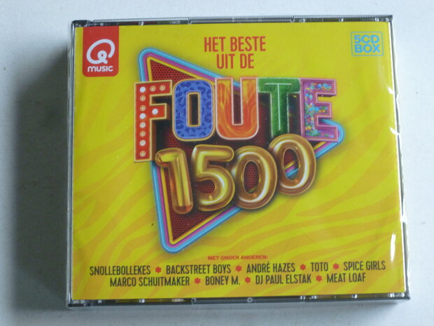 Het Beste uit de Foute 1500 (5 CD) Nieuw