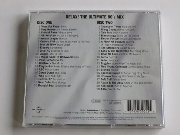 Relax! - The Ultimate 80's Mix (2 CD)