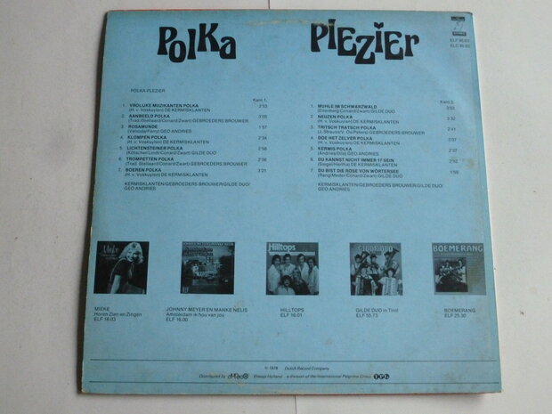 Polka Plezier - Gebr. Brouwer, Kermisklanten, Gilde Duo (LP)