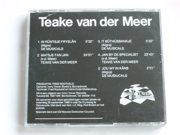 Teake van der Meer - Matsje Fan Jan