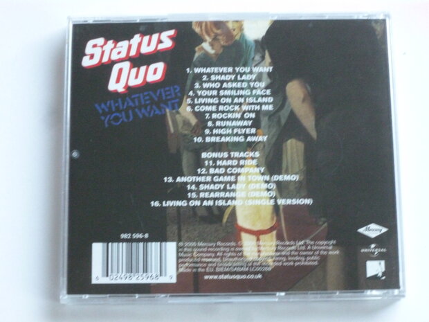 Status Quo - Whatever you want (remastered Bonus tracks)