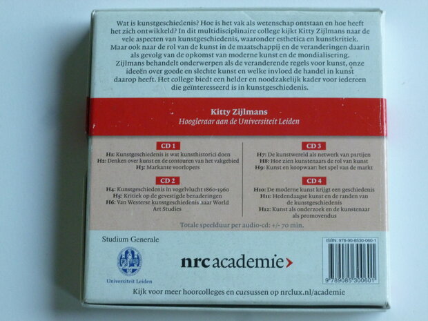 Wat is Kunstgeschiedenis? Kitty Zijlmans (4 CD) hoorcollege