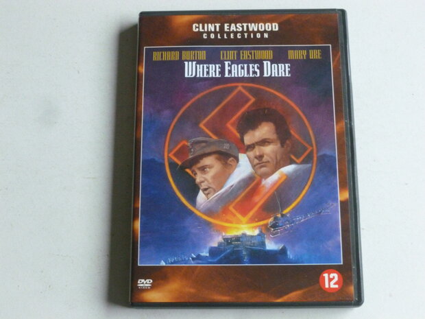 Where Eagles Dare - Clint Eastwood, Richard Burton (DVD)