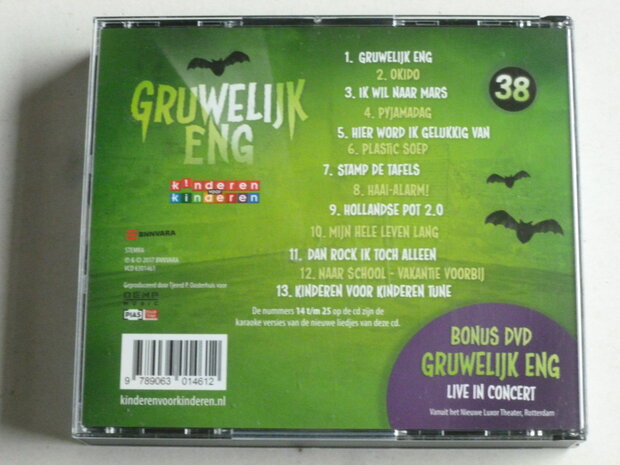 Kinderen voor Kinderen 38 - Gruwelijk Eng ( CD + DVD)