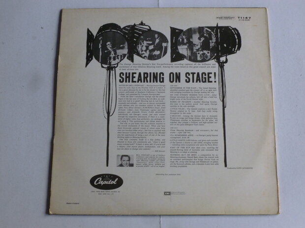 George Shearing Quintet - Shearing on Stage! (LP)