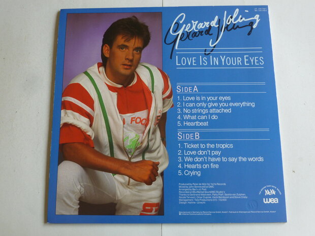 Gerard Joling - Love is in your Eyes (LP)