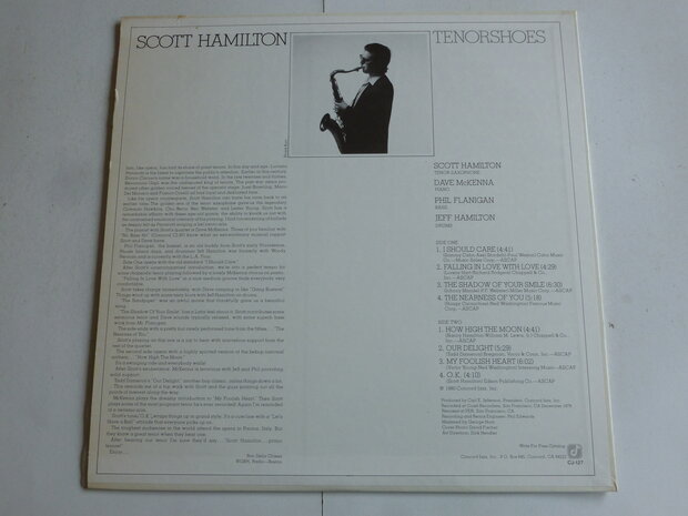 Scott Hamilton - Tenorshoes (LP) blue note CJ 127