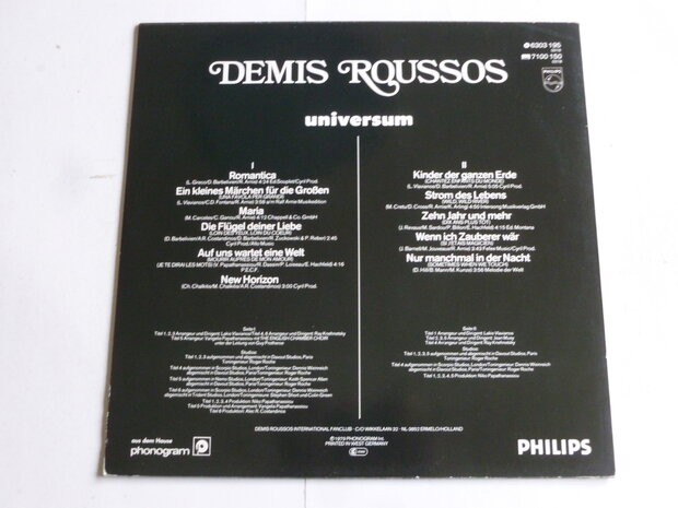 Demis Roussos - Universum (LP) Germany