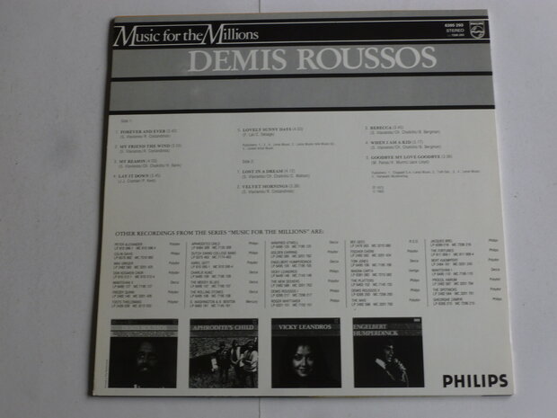 Demis Roussos - Music for the Millions (LP) 6395293