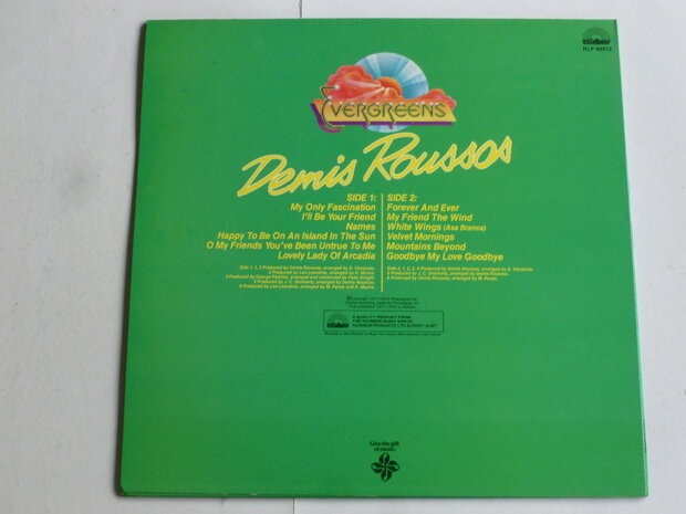 Demis Roussos - Evergreens (LP) RLP49912