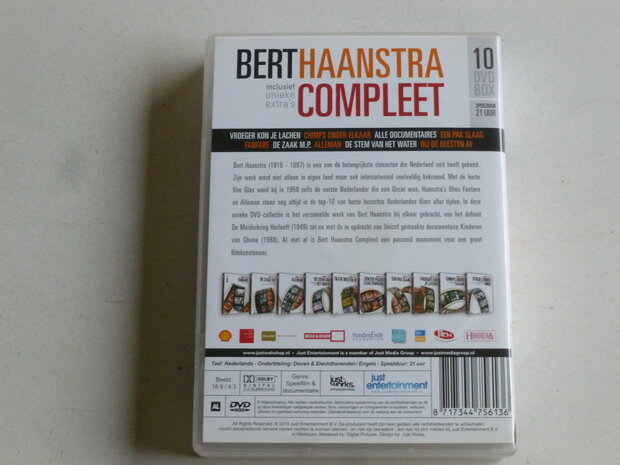 Bert Haanstra - Compleet (10 DVD Box) 2015