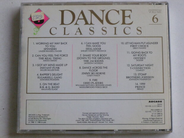 Dance Classics - volume 6 (arcade)