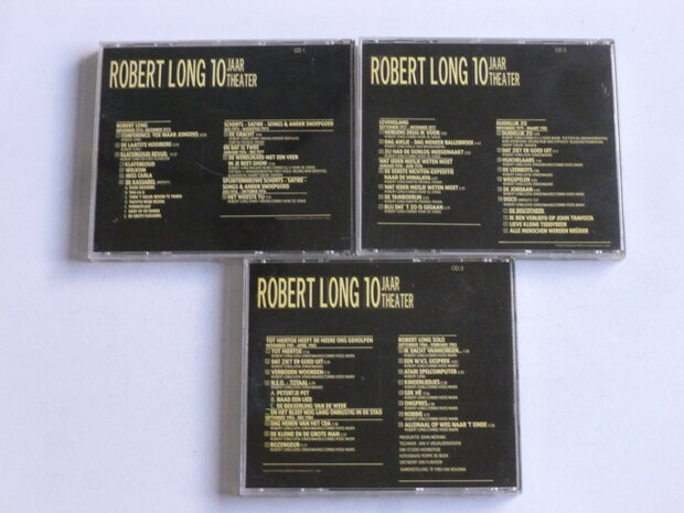 Robert Long - 10 Jaar Theater (3 CD)