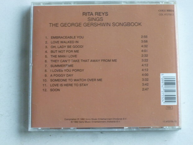 Rita Reys sings The George Gershwin Songbook / Rogier van Otterloo