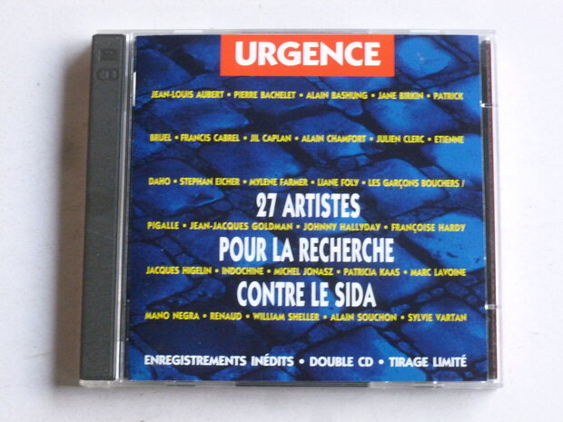 Urgence - 27 Artistes pour la Recherche contre le sida (2 CD)