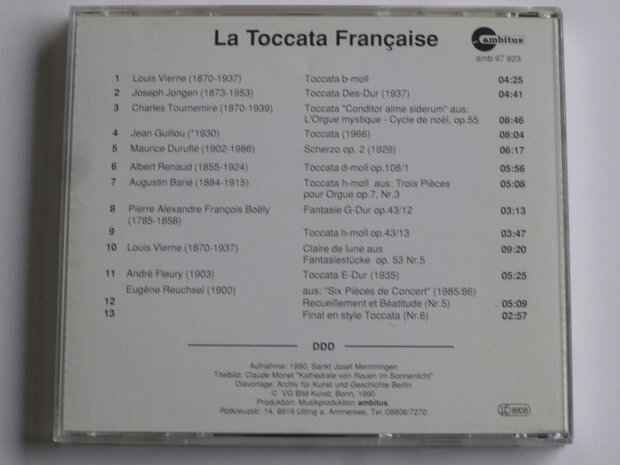 La Toccata Francaise - Winfried Bönig