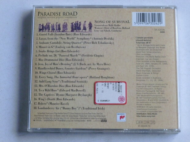 Paradise Road - Song of Survival (soundtrack)