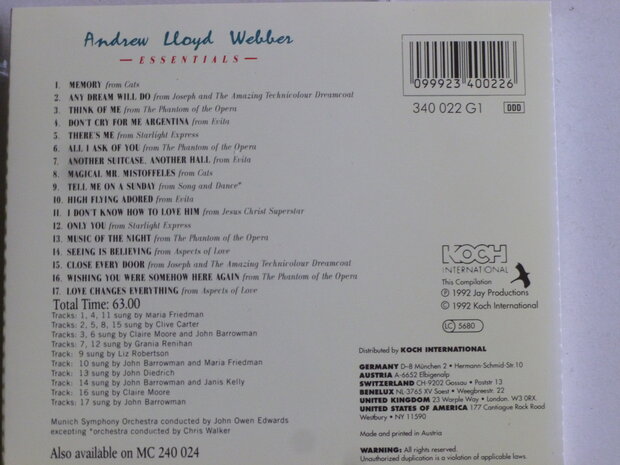 Andrew Lloyd Webber - Essentials