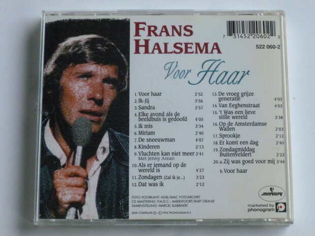 Frans Halsema - Voor haar / zijn 20 allermooiste liedjes