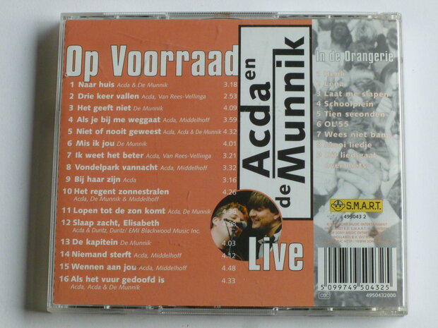 Acda en de Munnik - Op Voorraad / Live (2 CD)