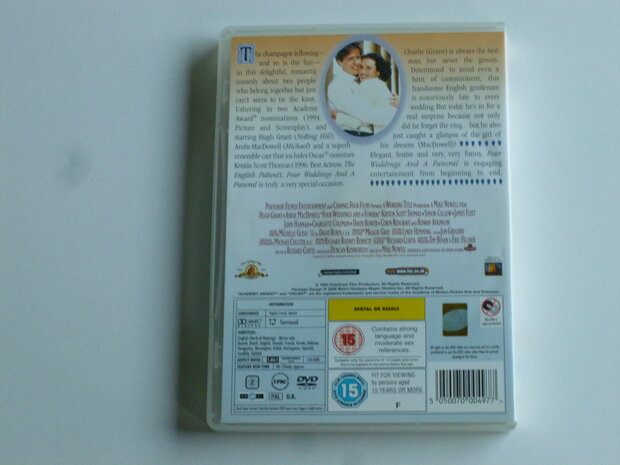 Four Weddings and a Funeral - Hugh Grant (DVD)