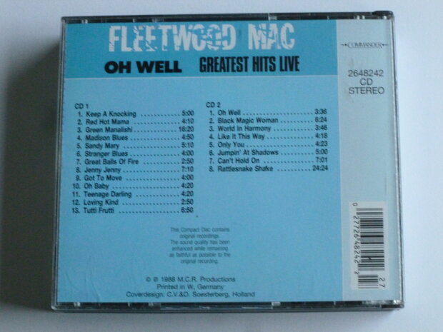 Fleetwood Mac - Oh Well / 21 Greatest Hits Live (2 CD)