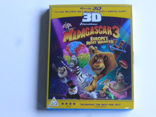 Madagascar 3 (Blu-ray 3d + Blu-ray + DVD + digital copy)