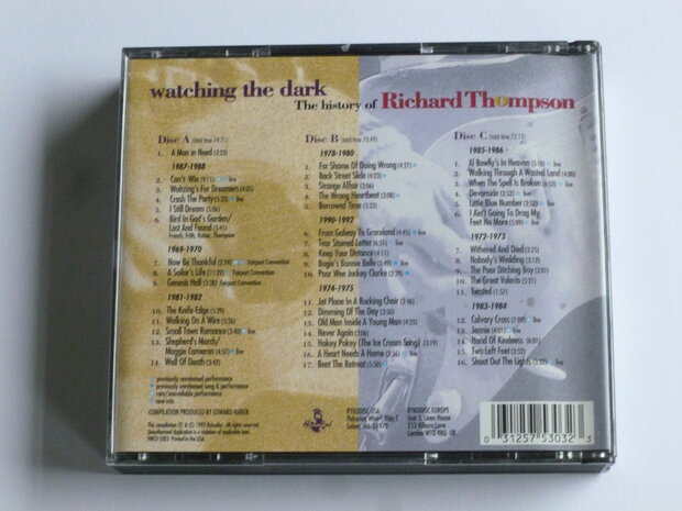 Richard Thompson - Watching the Dark / The History of (3 CD)