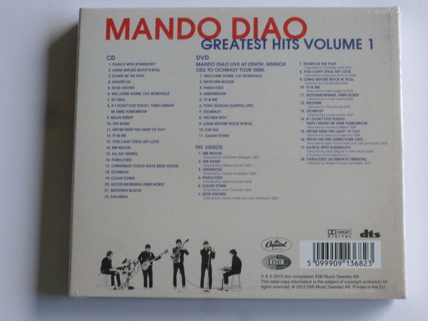 Mando Diao - Greatest Hits Volume 1 (CD + DVD) Deluxe Edition (nieuw)