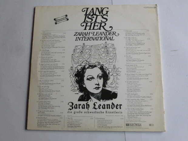 Zarah Leander - Lang ist's Her (2 LP)