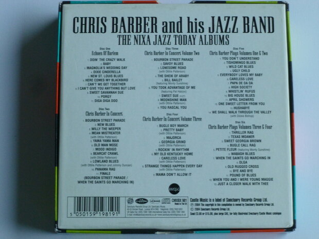 Chris Barber and his Jazz Band - The Nixa Jazz Today Albums (6 CD)