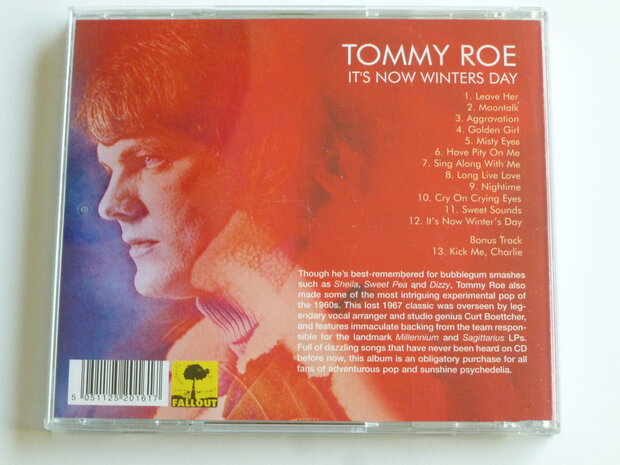 Tommy Roe - It's now winters day