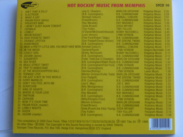 Hot Rockin' Music from Memphis - various artists