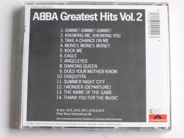 Abba - Greatest Hits vol.2