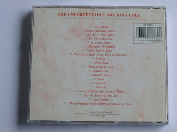 The Unforgettable Nat King Cole