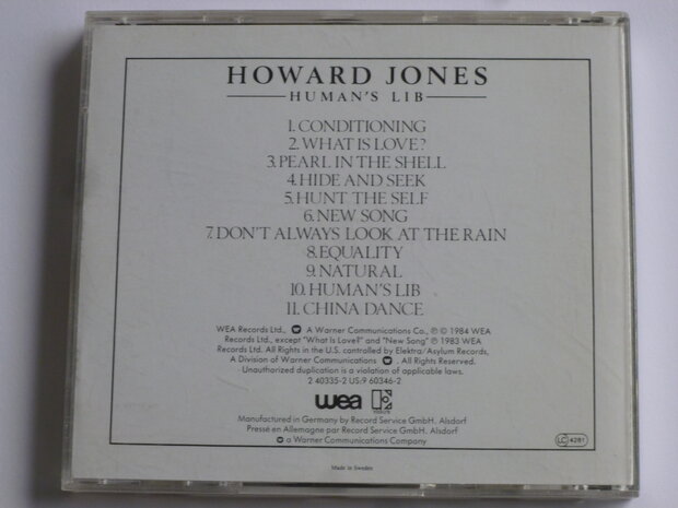 Howard Jones - Human's Lib