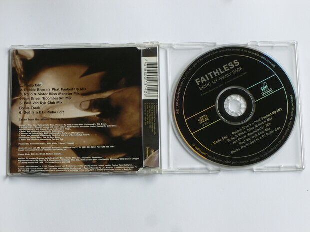 Faithless - Bring my family back (CD Single)