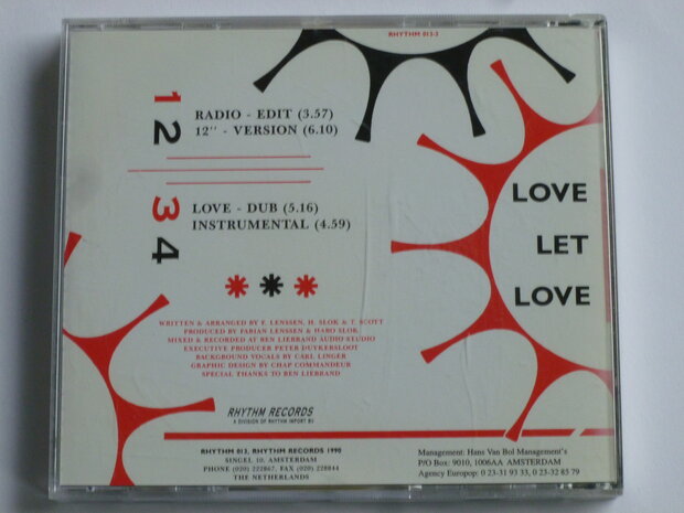 Tony Scott - Love let love (CD Single)