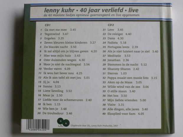 Lenny Kuhr - 40 jaar verliefd / Live (2 CD)