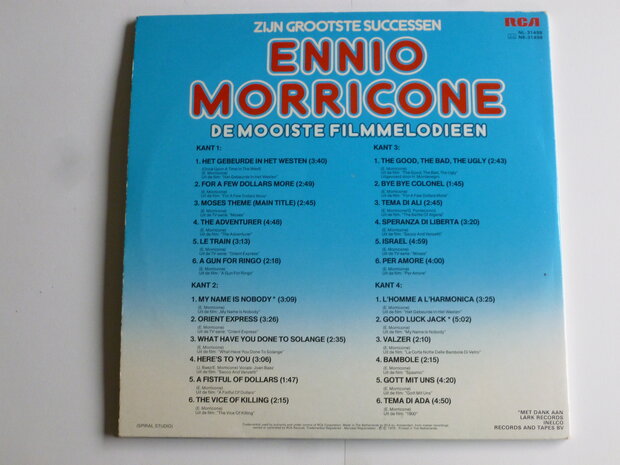 Ennio Morricone - Zijn Grootste Successen (2 LP) 