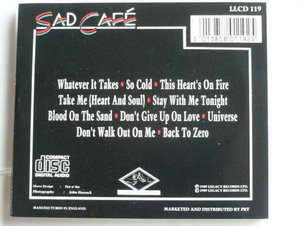 Sad Cafe - Whatever it Takes