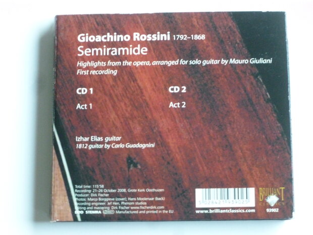 Rossini - Semiramide / Izhar Elias (2 CD)