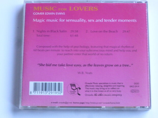 Gomer Edwin Evans - Music for Lovers (oreade music)